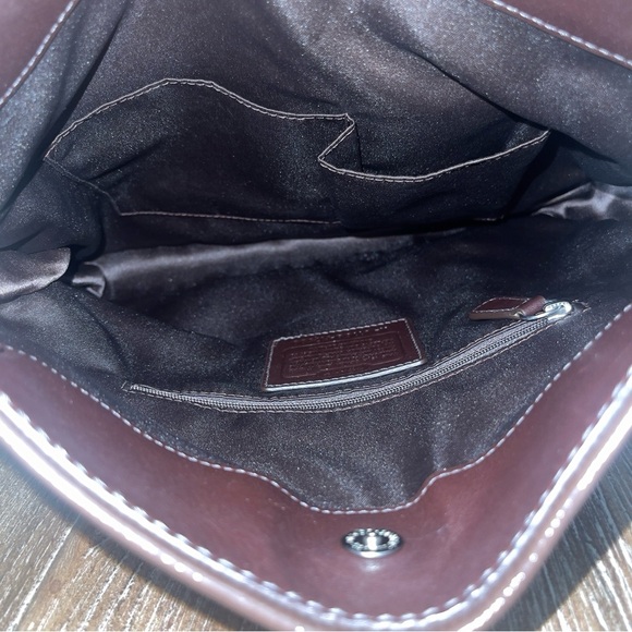 Coach Brown Hobo Bag Baguette Bag Shoulder Crossbody Y2K 90’s - Picture 9 of 10